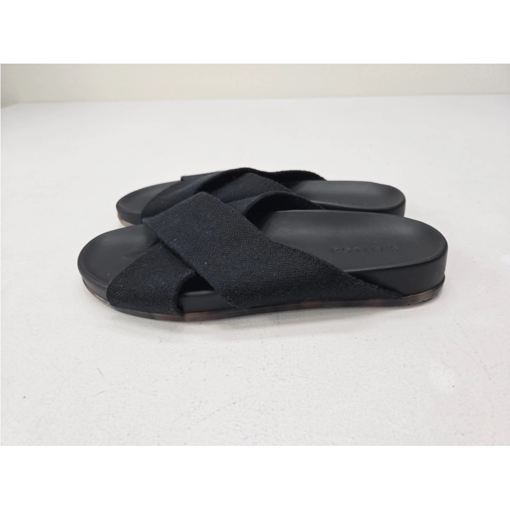 Rothy's Black Crisscross Slide Sandals - Picture 7 of 11